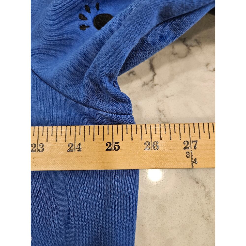 Quacker Factory 1X Embroidered Paw Print Sweatshirt Plus Size Cozy Pet Lover Top - Picture 6 of 10
